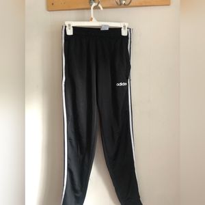 Mens black and white joggers